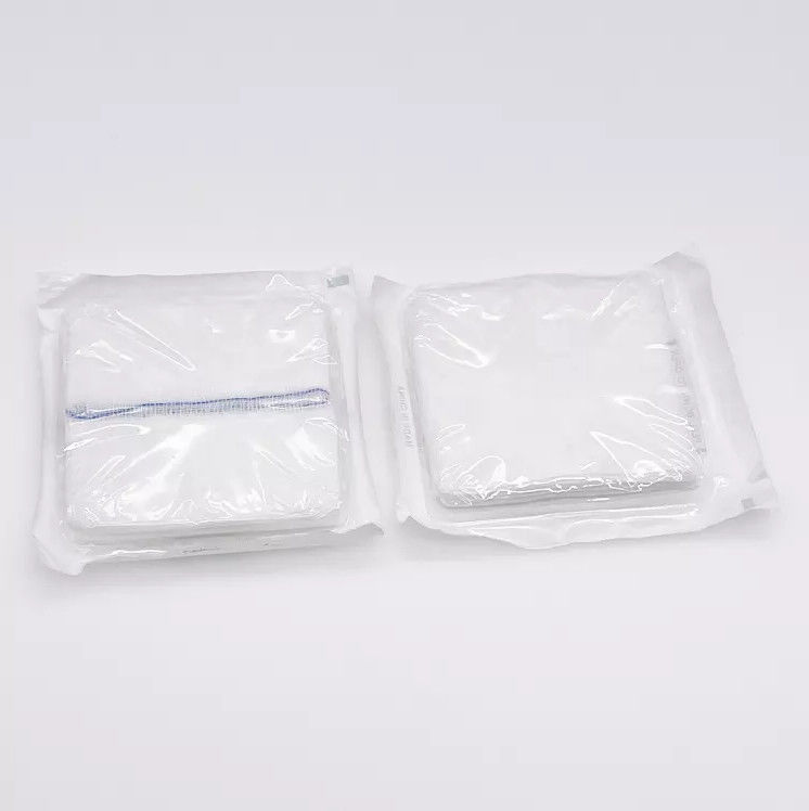 100% Cotton Degreased Sterile Gauze Swabs Good Absorbent 10*10cm 16ply